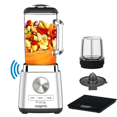 Image de Magimix | ELM 11644 Mixeur Power Blender 5XL | chrome mat