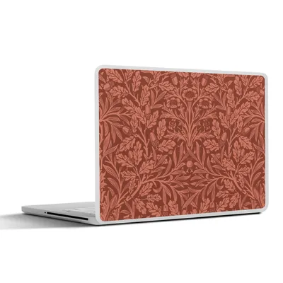 Produktbild von MuchoWow® Laptop Aufkleber Sticker Cover Blätter - Pflanzen - Morris - Braun 36.5x27.5 cm - Laptop-Sticker