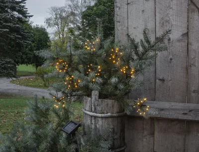 Produktbild von Star Trading 481-86 LED-Solar-Lichterkette"Firework Solar" schwarz, 96 warmwhite LED, ca. 210x7 cm, Solarpanel, Akku, outdoor,  Vierfarb-Karton