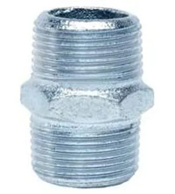 Immagine prodotto di Niples Esagonale Maschio In Ghisa Zincata - M 2"
