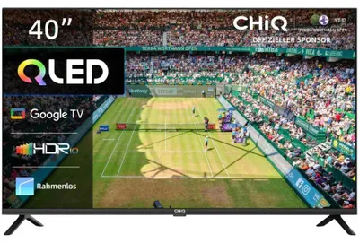 Zdjęcie produktu dla CHiQ L40QG7L, 101,6 cm (40"), 1920 x 1080 px, QLED, Smart TV, Wi-Fi, Czarny