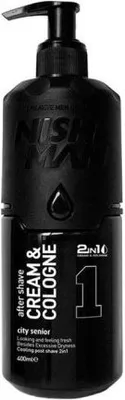 Produktbild von NISHMAN 1 After Shave Cream & Cologne Invisible Touch Black - 400ml
