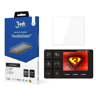 Produktbild von 3mk Display Hybridglas FlexibleGlass für Yanosik GTR 0,3mm 7H