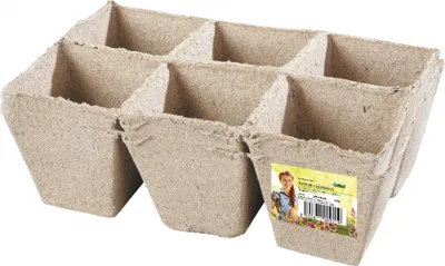 Zdjęcie produktu dla Nohel Doniczka ogrodowa torfowa 8x8cm 12szt