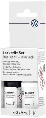 Produktbild von Volkswagen LST0M2S9R Lackstift-Set S9R Gletscherweiss-Metallic plus Klarlack 2x9ml