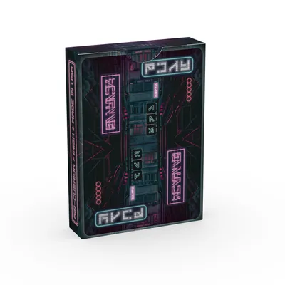 Immagine prodotto di Mazzo di carte Bicycle® - Carte da gioco Cyberpunk Cyber City Carte da poker a mazzo singolo
