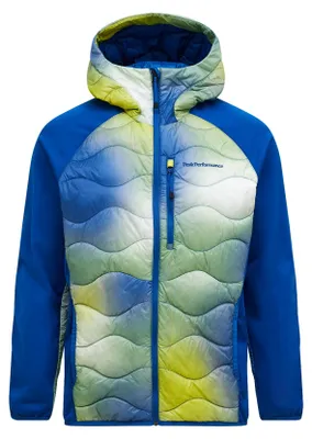 Produktbild von PEAK PERFORMANCE Helium AOP Down Hybrid Hood Herren Sunny Melt XL
