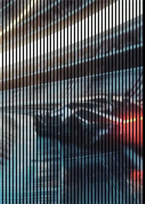 Produktbild von Akustikpaneel digital bedruckt Race 1 2400 x 1693 x 19 mm Set = 3 Einzelpaneele