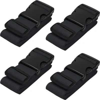 4-Stück Koffergurt Kofferband Gurt Gepäckgurt Luggage Strap für Koffer