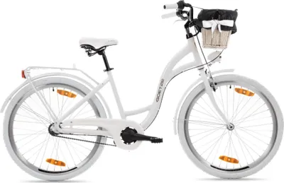 Obrázek produktu pro Městské kolo Goetze Style 26" – 3 rychlosti Nexus, ocelový rám 17", LED osvětlení, košík