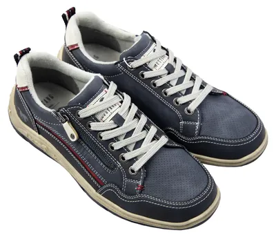 Produktbild von MUSTANG Herren Halbschuhe mit Schnürsenkel und Reißverschluss, Absatz 4 cm, Schafthöhe 7 cm