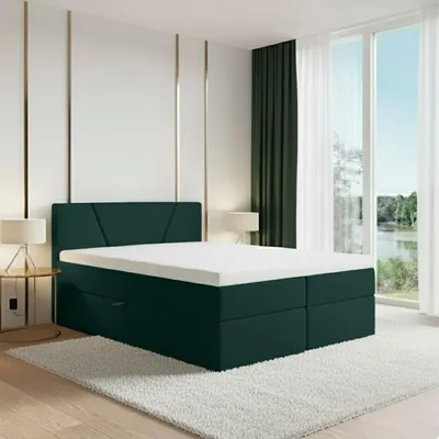 Produktbild von Best For Home Jubilee Bonell Box Spring Bed with Topper (200 x 200 cm, Trinity 28)