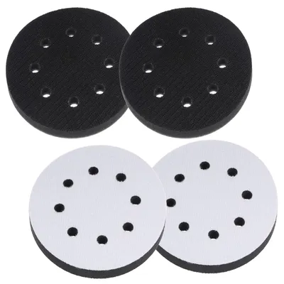 4 weiche Schwamm-Interface-Pads, 8 Löcher, 125 mm, Polierpad