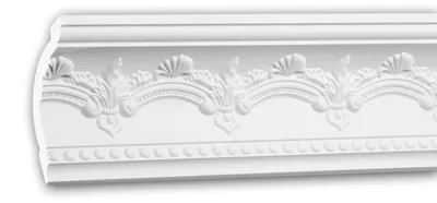 Imagen del producto de Profhome 150183 Cornisa Moldura decorativa Perfil de estuco 2 m