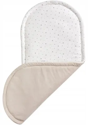 Obrázek produktu pro Jukki matrace do hnízdečka Comfort 70x30 cm – oboustranná náhradní matrace – Little Stars Muslin & Ecru Velvet