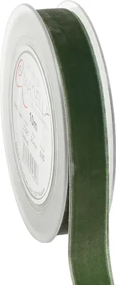 Produktbild von Samtband Grün Dekoband Geschenkband 20mm x 10m