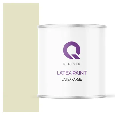 Produktbild von Latexfarbe  2 L Weiß-erbsengrün  2 L | Innenfarbe | Wandfarbe | Deckenfarbe | Klasse 3 Mattfarbe Scheuerfest Hohe Deckkraft