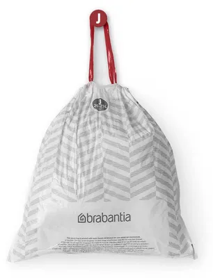 Obrázek produktu pro Pytlíky do koše Brabantia PerfectFit Sort&Go/Bo 1005586, velikost J, 20–25 l, 10 ks, bílá