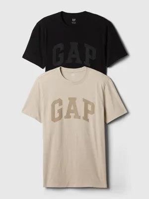 Produktbild von GAP Baumwoll-T-Shirt mit Logo, 2 Stück S