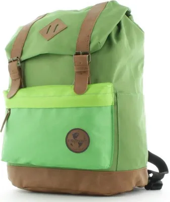 Produktbild von Franky Kinderrucksack KRS3 mit Laptopfach 13 Zoll Grün