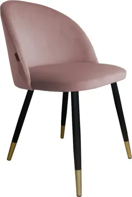 Obrázok produktu pre CLAUDINE 1 VELVET GOLD ružové kreslo
