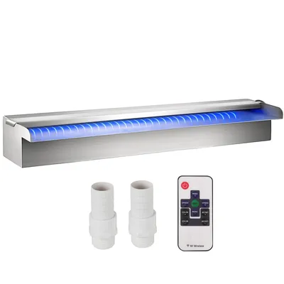 Obrázok produktu pre VEVOR Sprchová fontána LED 23,6" x 4,5" x 3,1" bazénová fontána 1,3" vodná fontána 0,87" dekorácia záhradné jazierko