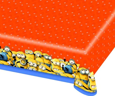 Tischdecke Minions Motiv 120x180 cm Kunststoff