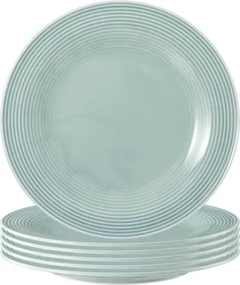 Produktbild von Seltmann Weiden Beat Color Glaze Frühstücksteller ø 23,3 cm 6er Set Arktisblau