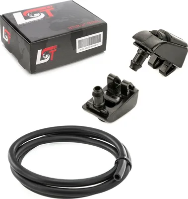 Produktbild von 2x Windschutzscheiben Spritzdüse mit Schlauch Set vorne für SKODA OCTAVIA II III