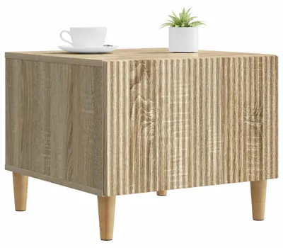 Image de vidaXL Table basse en chêne Sonoma 49 x 50 x 40 cm, bois d'ingénierie