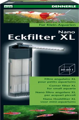 Image de Dennerle Corner Filter 60 | Filtre intérieur pour aquariums de 30 à 60 litres | Puissant, silencieux & compact