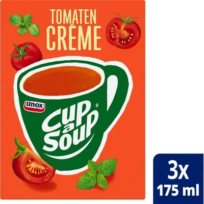 Produktbild von Unox Cup-a-Soup Tomaat Crème 48g – Cremige Tomatensuppe im Becher