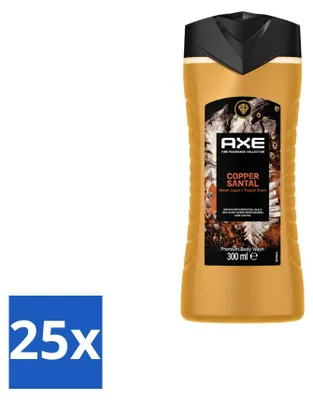 Produktbild von 25 x Axe Douchegel Copper Santal - 300 ml - Vorteilspackung - 25 Stücke