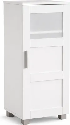 Immagine prodotto di Armadio per midi – mobile bagno stretto con 3 scomparti, 70 x 38 x 28 cm, ripostiglio compatto per bagni, mobili bagno con porte girevoli, Nilari M