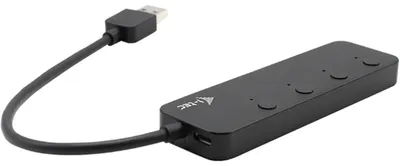 Obrázek produktu pro i-tec U3CHARGEHUB4, USB 3.2 Gen 1 (3.1 Gen 1) Type-A, USB 3.2 Gen 1 (3.1 Gen 1) Type-A, 5 Mbit/s, Černá, Plast, USB