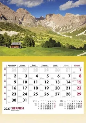 Image de Calendrier mural 2025, saison automne - Michalczyk et Prokop