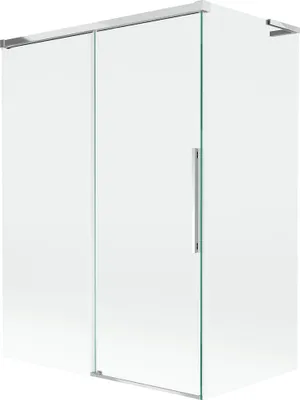 Produktbild von Mexen Rox L Duschwand 2-teilig verschiebbar 120 + 70 x 150 cm, transparent, Chrom - 8C9L-120-070-01-00