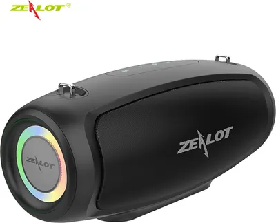 Zdjęcie produktu dla ZEALOT S37L BT boombox z subwooferem, głośnik bezprzewodowy z akumulatorem 12000 mAh, 36 godzin pracy i soundbarem 40 W, głośnik przenośny