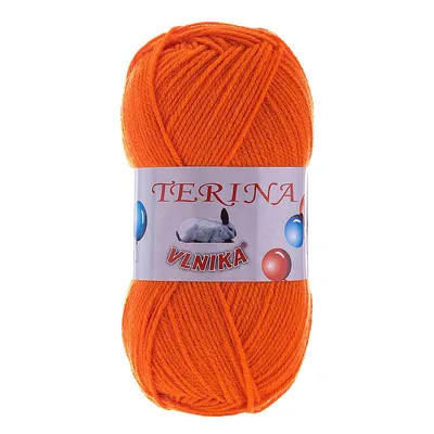 100g Terina Strickgarn Häkelgarn Wolle Acrylwolle pflegeleicht Farbwahl orange