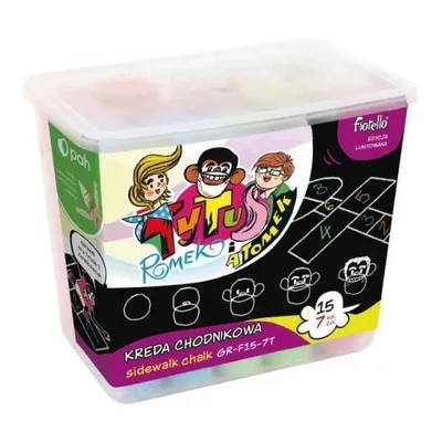 Zdjęcie produktu dla Kreda chodnikowa neon Tytus 15szt FIORELLO