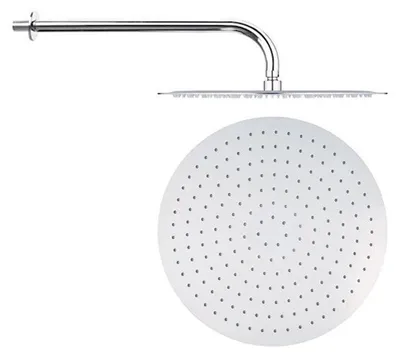 Produktbild von Kopfbrause 20 cm mit Brausearm 25 cm Edelstahl