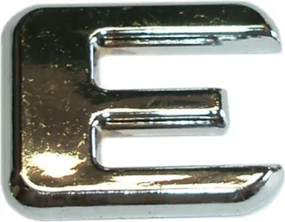 Produktbild von Hermann Schütz 3D-Relief-Chrome-Buchstabe E 25x35mm