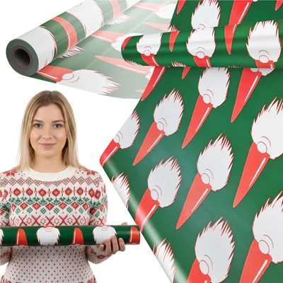 Image de Papier d'emballage cadeau Paperhit 20 mètres mégarouleau Noël pour paquets