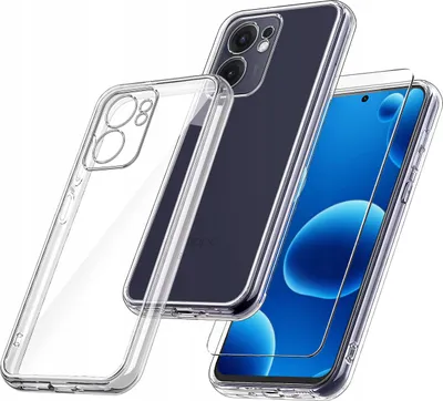 Zdjęcie produktu dla Etui do Oppo Reno 13 FS 5G | F 5G WZMACNIANE SILIKONOWE PRZEZROCZYSTE Szkło
