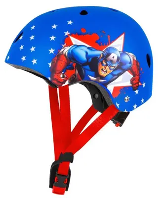 Produktbild von Marvel Captain America Bmx/skate Junior-helm Blau S-M Kinder Blau S-M
