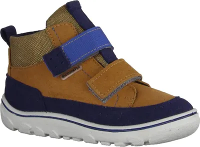 Produktbild von Ricosta Joko 4300102260 Barfußschuhe, Jungs, Materialmix, Ozean/Curry, Vegan - Barfußschuhe KINDER, Braun
