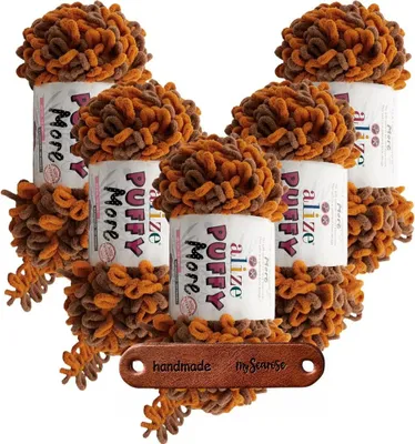 Produktbild von 5 x ALIZE Puffy More 6562 mit Label
