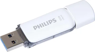 Produktbild von Philips USB-Stick 32GB Snow, USB 3.0, Farbe: Grau
