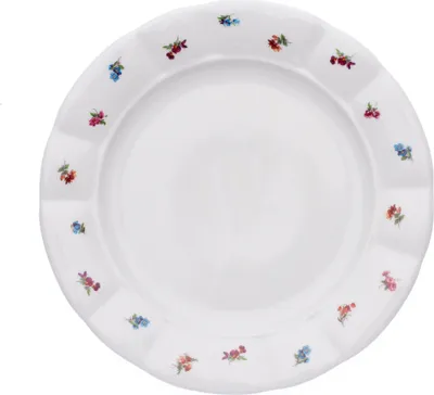 Produktbild von Flacher Teller, tschechisches Porzellan, 26 cm, G. Benedikt