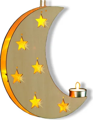 Produktbild von WENKO LED Mondes Lämpchen